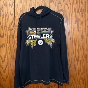 Tommy Bahama Pittsburgh Steelers T-Shirt Men’s Large Black NFL Tee